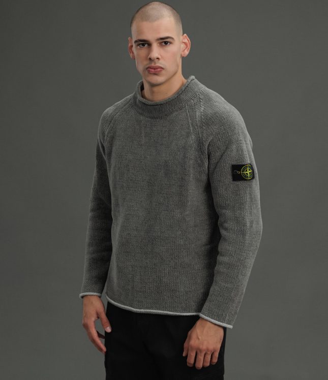 Чоловічий светр STONE ISLAND 15557A9 V0066, колір сірий | Ціна 21999 грн, фото 1