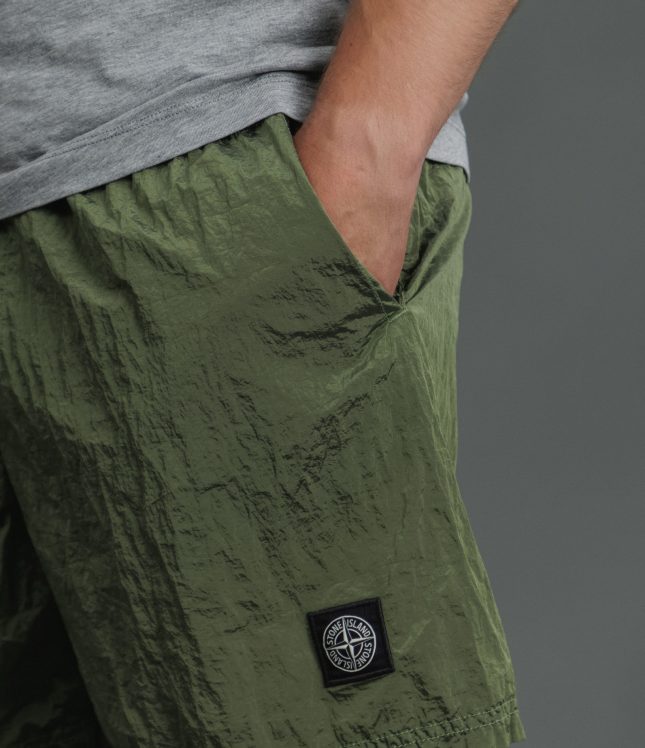 Чоловічі шорти STONE ISLAND 15B0943 V0055, колір зелений | Ціна 6499 грн, фото 4