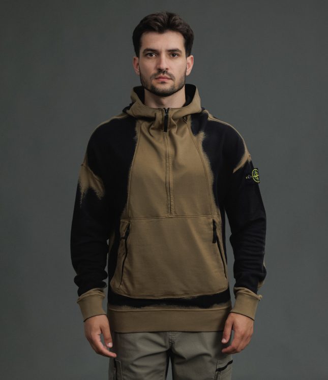 Чоловіче худі STONE ISLAND 15628T2 V0098, колір коричневий | Ціна 21599 грн, фото 2