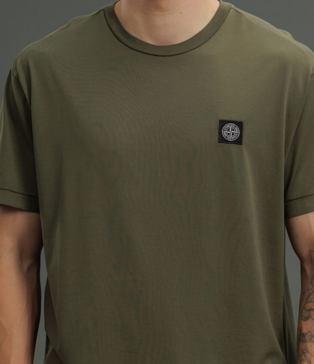 Чоловіча футболка STONE ISLAND 152100039-S0013 V0054, колір зелений | Ціна 6999 грн, фото 3