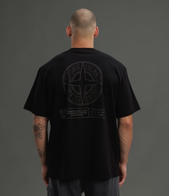 Чоловіча футболка STONE ISLAND 152100037-S0241 V0029, колір чорний | Ціна 11499 грн, фото 6