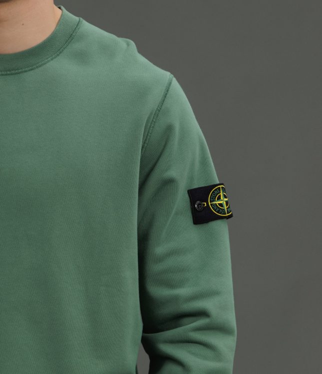 Чоловічий світшот STONE ISLAND 1563051 V0055, колір зелений | Ціна 12499 грн, фото 4