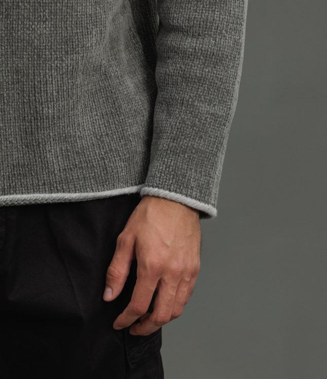 Чоловічий светр STONE ISLAND 15557A9 V0066, колір сірий | Ціна 21999 грн, фото 5