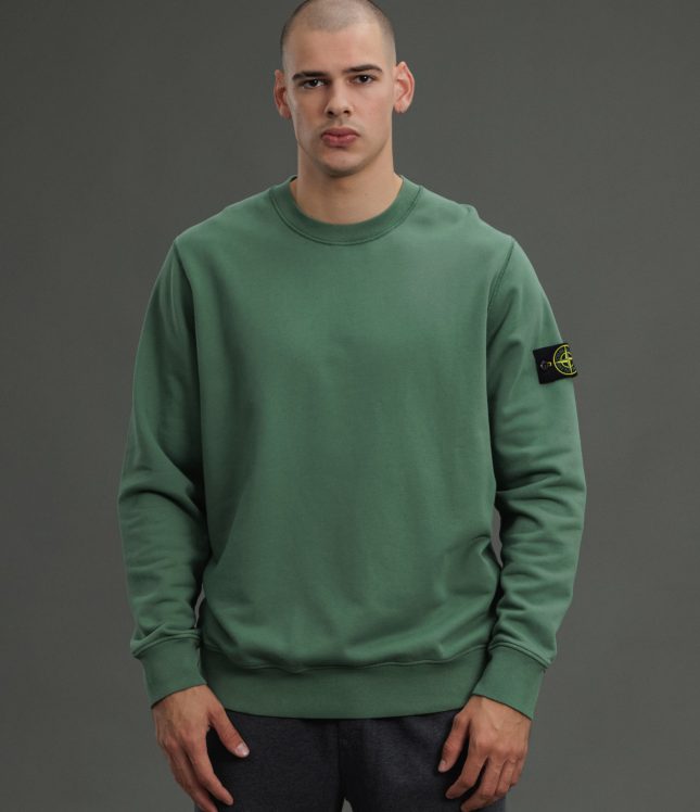Чоловічий світшот STONE ISLAND 1563051 V0055, колір зелений | Ціна 12499 грн, фото 2