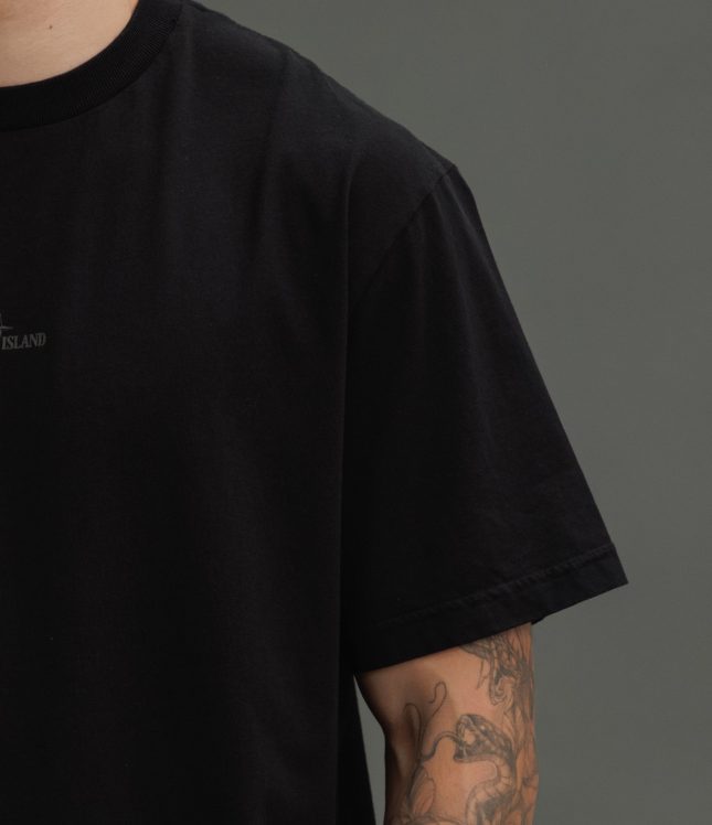 Чоловіча футболка STONE ISLAND 152100037-S0241 V0029, колір чорний | Ціна 11499 грн, фото 4