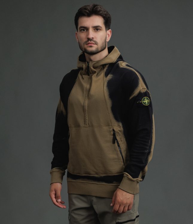 Чоловіче худі STONE ISLAND 15628T2 V0098, колір коричневий | Ціна 21599 грн, фото 1
