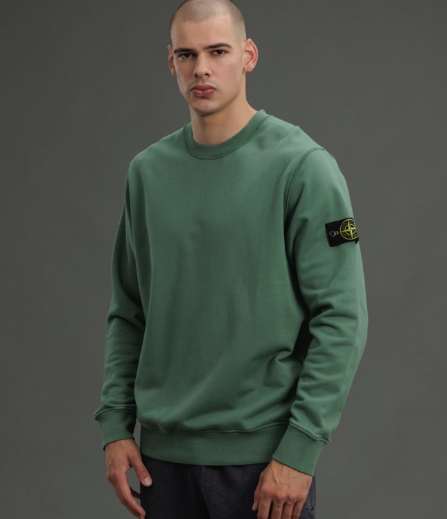 Чоловічий світшот STONE ISLAND 1563051 V0055, колір зелений | Ціна 12499 грн, фото 1