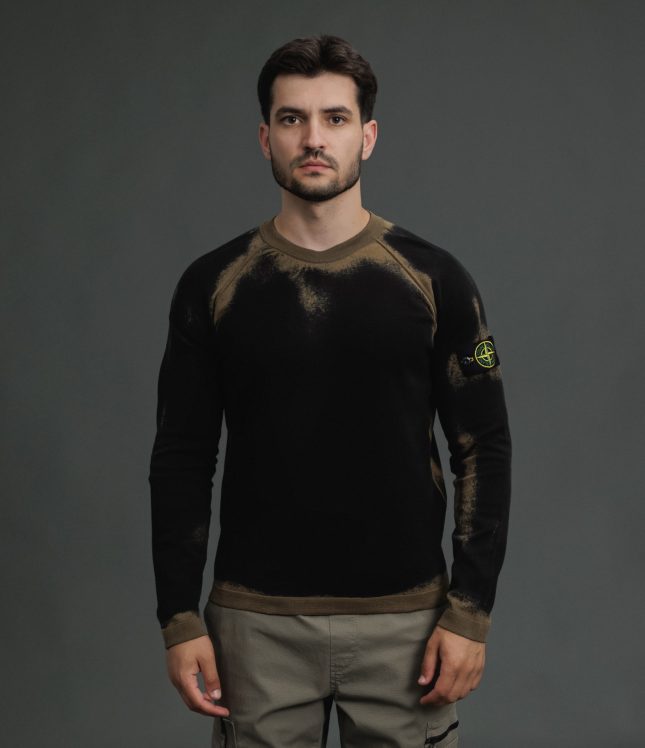 Чоловічий світшот STONE ISLAND 15525D9 V0098, колір коричневий | Ціна 14999 грн, фото 2