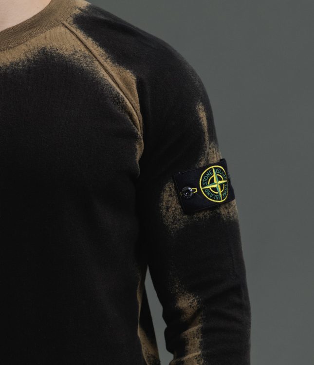 Чоловічий світшот STONE ISLAND 15525D9 V0098, колір коричневий | Ціна 14999 грн, фото 4