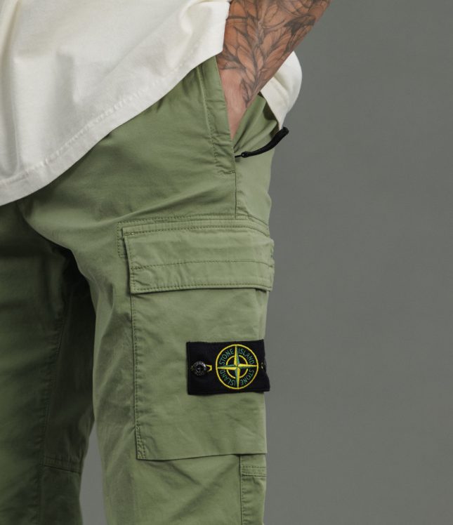 Чоловічі штани STONE ISLAND 1530410 V0055, колір зелений | Ціна 14999 грн, фото 4
