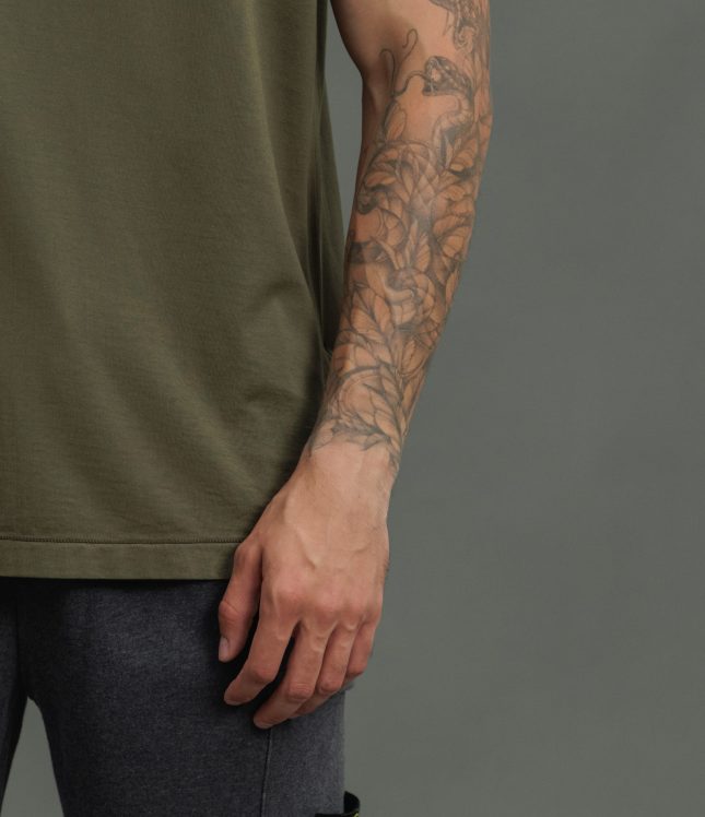 Чоловіча футболка STONE ISLAND 152100039-S0013 V0054, колір зелений | Ціна 6999 грн, фото 5