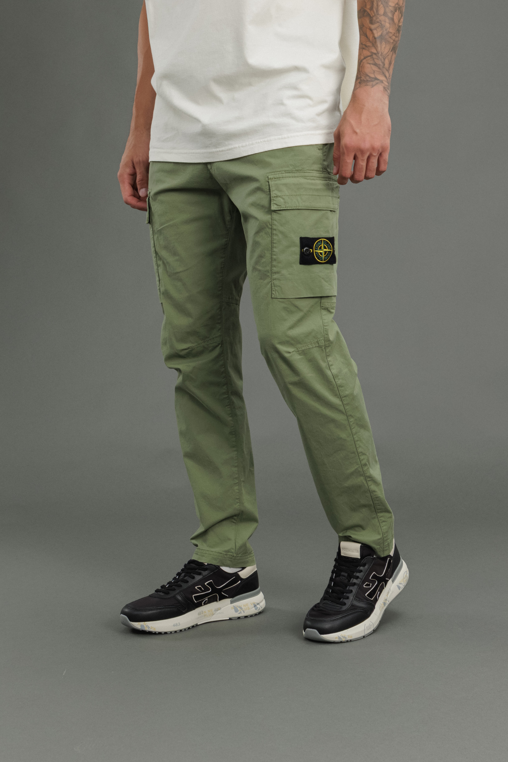 Чоловічі штани STONE ISLAND 1530410 V0055, колір зелений