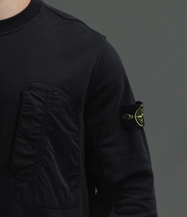Чоловічий світшот STONE ISLAND 1563954 V0029, колір чорний | Ціна 13999 грн, фото 4