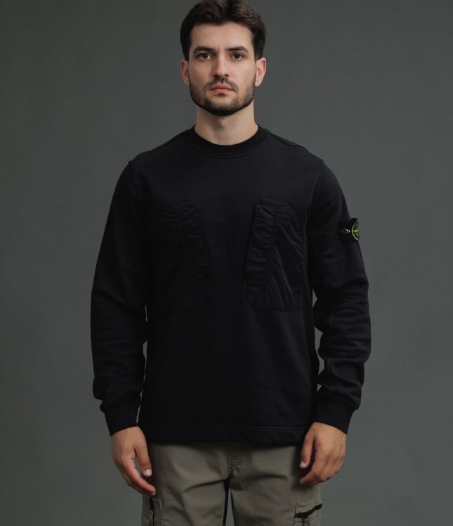 Чоловічий світшот STONE ISLAND 1563954 V0029, колір чорний | Ціна 13999 грн, фото 2