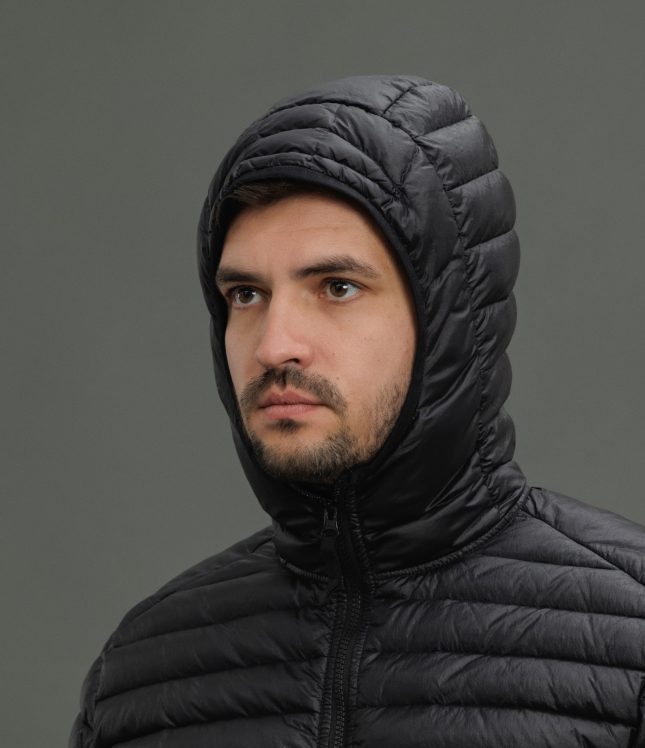 Чоловіча куртка STONE ISLAND LOOM WOVEN CHAMBERS R-NYLON DOWN-TC 1540324 V0029, колір чорний | Ціна 37999 грн, фото 3