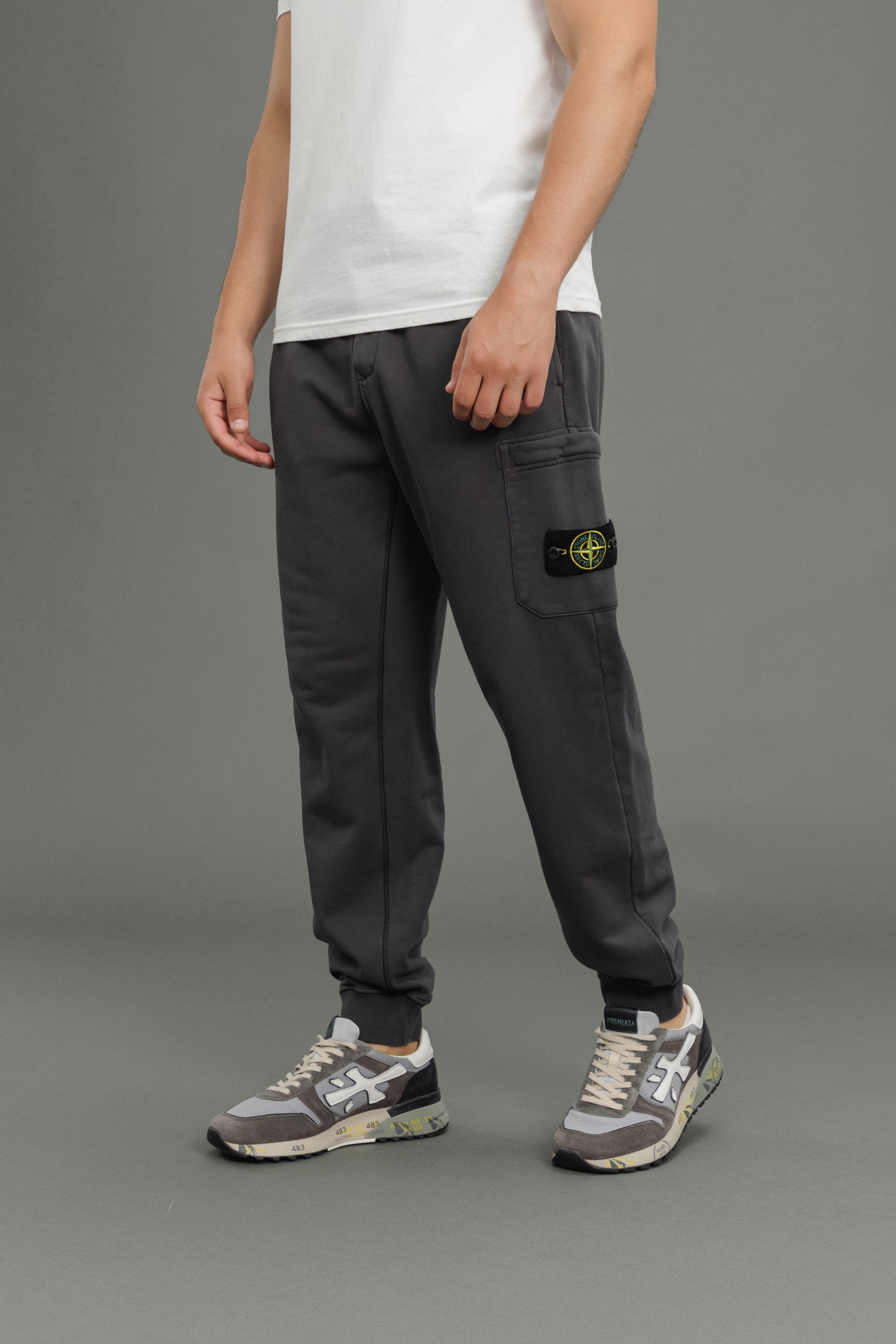 Чоловічі штани STONE ISLAND 1564451 V0065, колір сірий