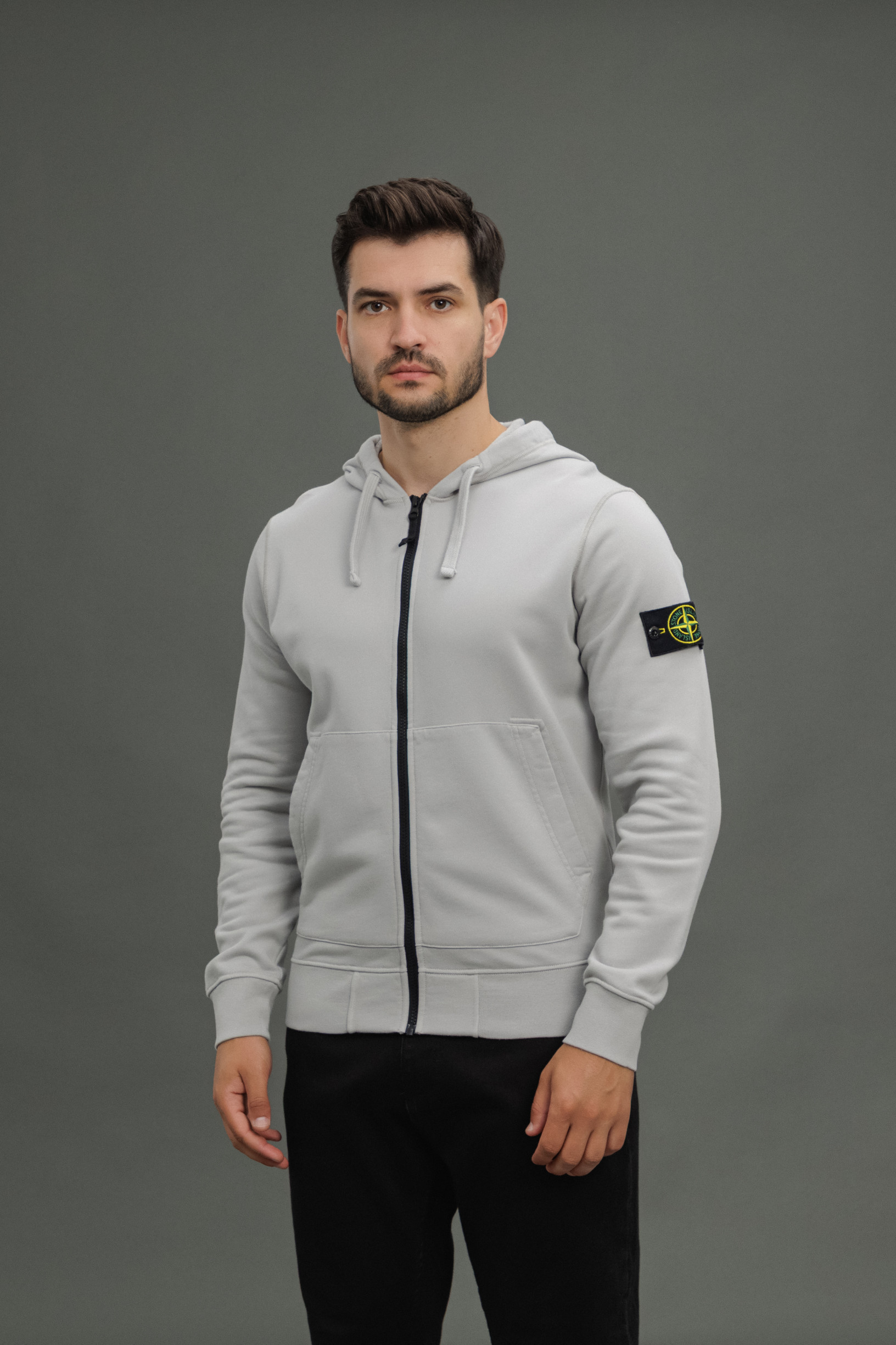 Чоловіче худі STONE ISLAND 156100042-S0051 V0061, колір сірий