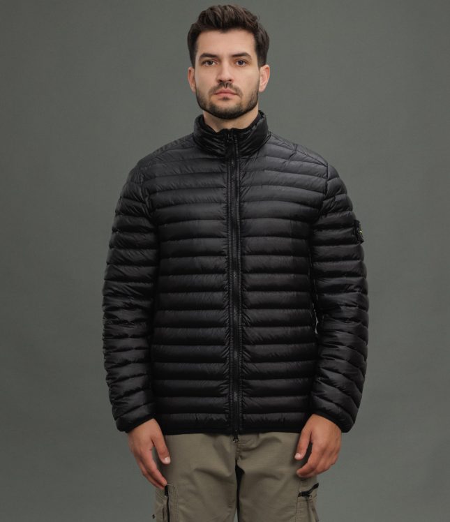 Чоловіча куртка STONE ISLAND LOOM WOVEN CHAMBERS R-NYLON DOWN-TC 1541524 V0029, колір чорний | Ціна 26999 грн, фото 2