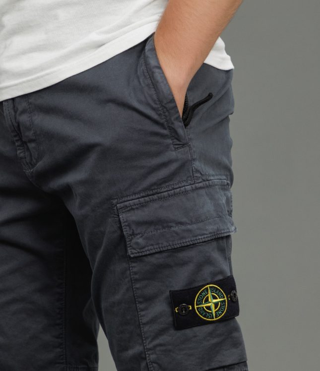 Чоловічі штани STONE ISLAND 1530404 V0165, колір сірий | Ціна 15999 грн, фото 4