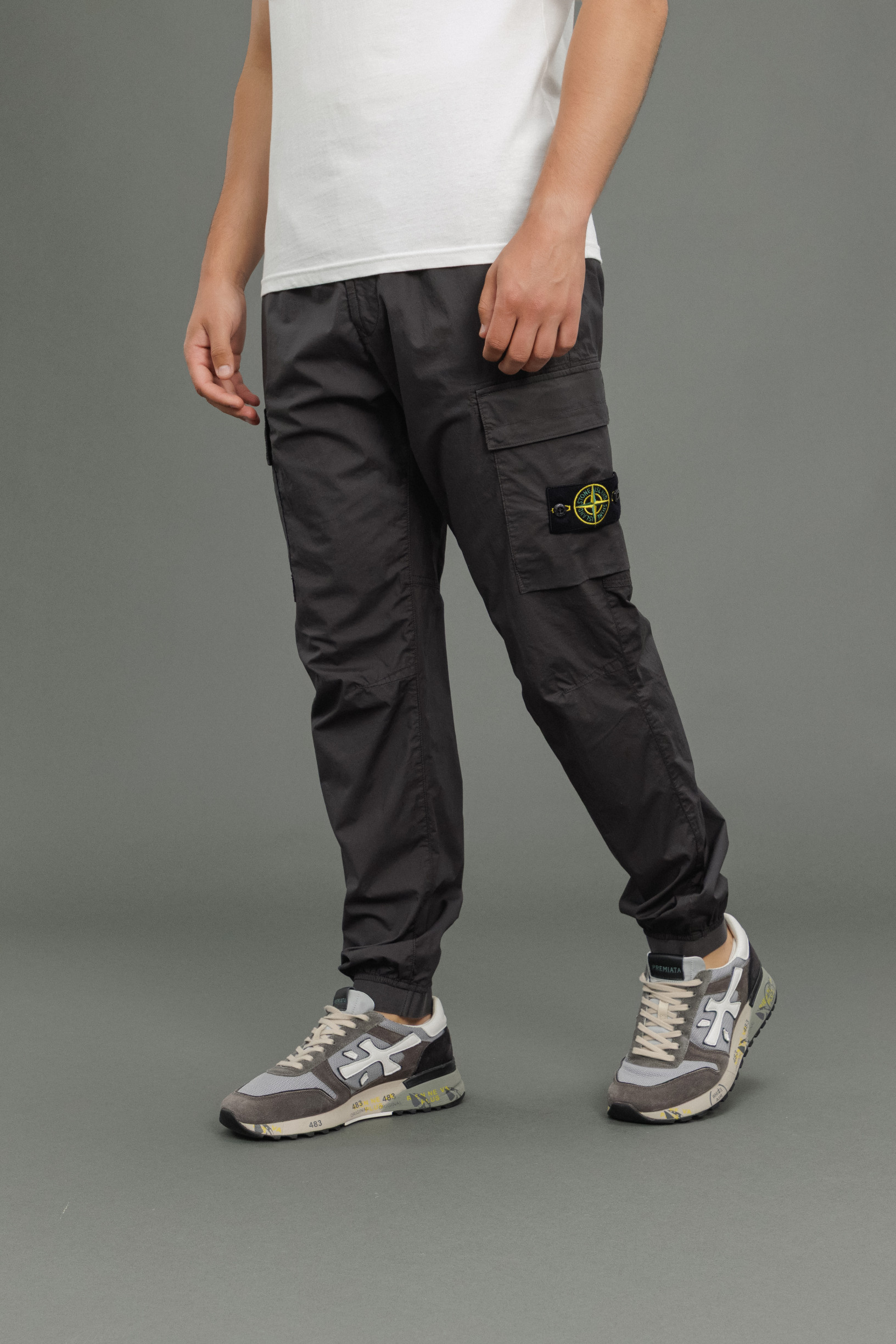 Чоловічі штани STONE ISLAND 1531303 V0065, колір сірий