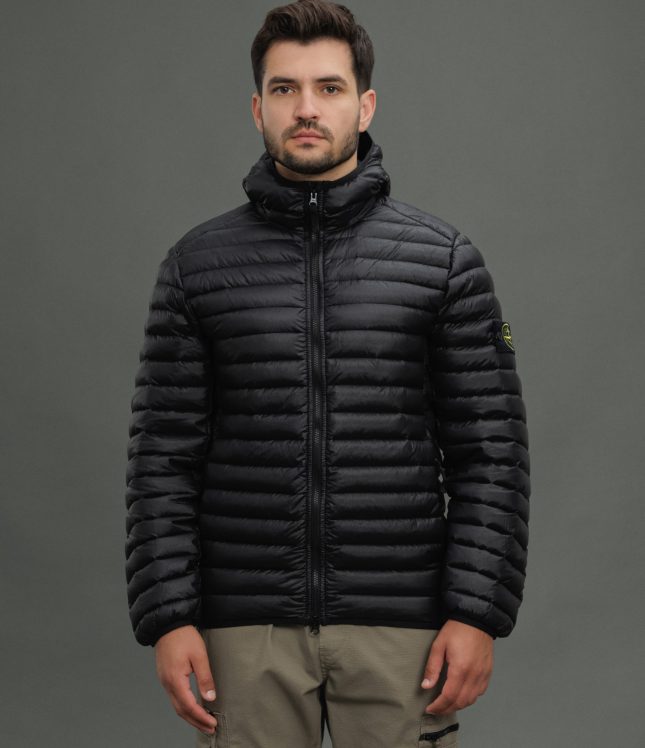 Чоловіча куртка STONE ISLAND LOOM WOVEN CHAMBERS R-NYLON DOWN-TC 1540324 V0029, колір чорний | Ціна 37999 грн, фото 2