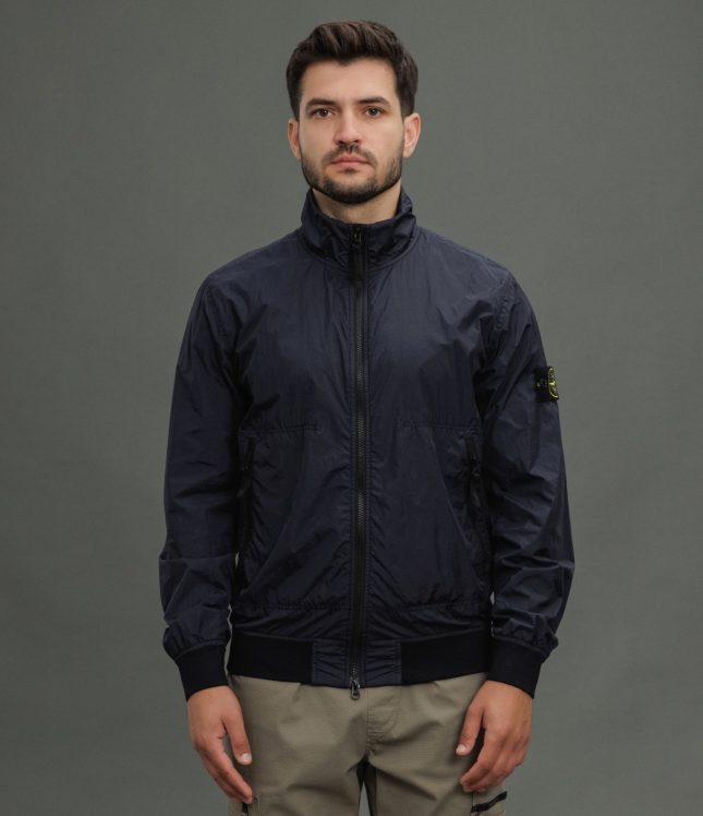 Чоловіча куртка STONE ISLAND GARMENT DYED CRINKLE REPS NY 1542822 V0020, колір синій | Ціна 27999 грн, фото 2
