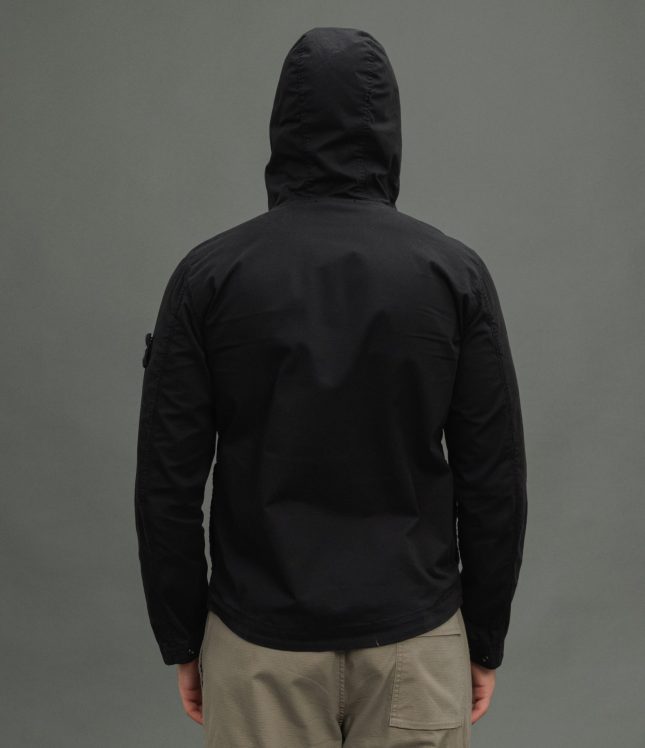 Чоловіча куртка STONE ISLAND SUPIMA COTTON TWILL STRETCH-TC 1543310 V0029, колір чорний | Ціна 19999 грн, фото 7