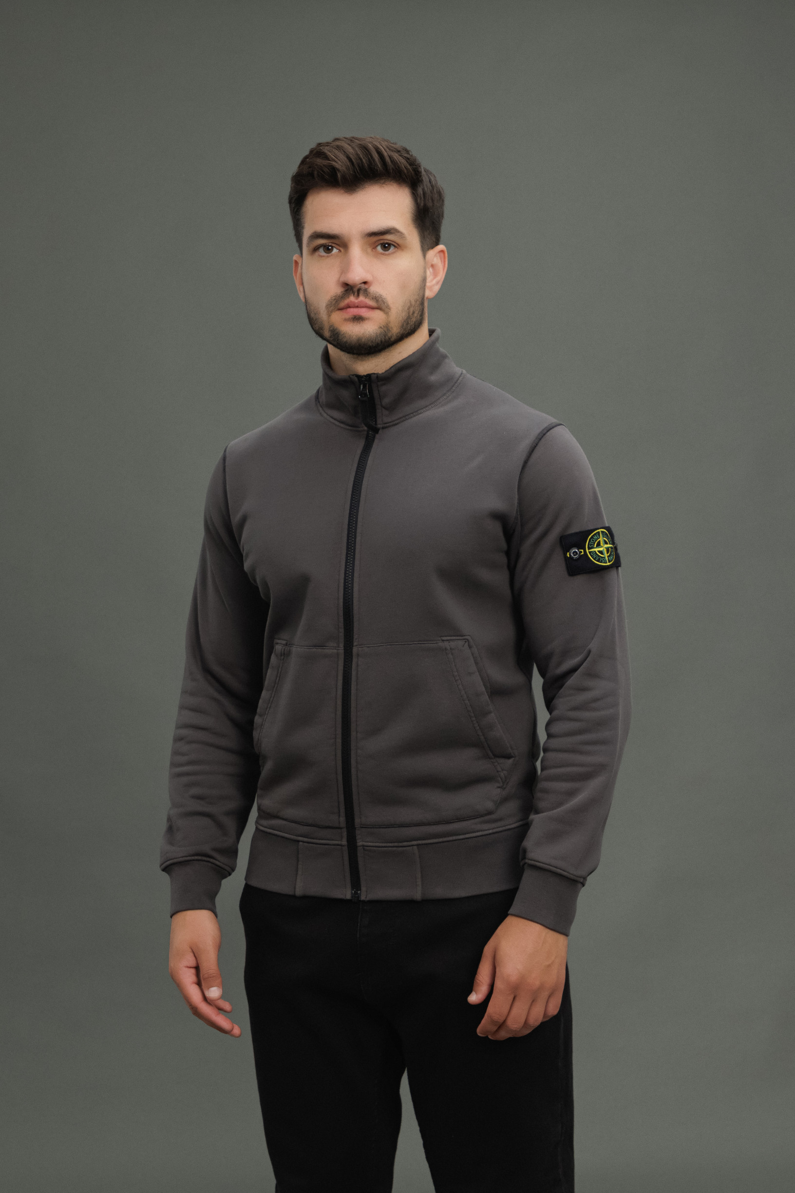 Чоловічий світшот STONE ISLAND 1564351 V0065, колір сірий