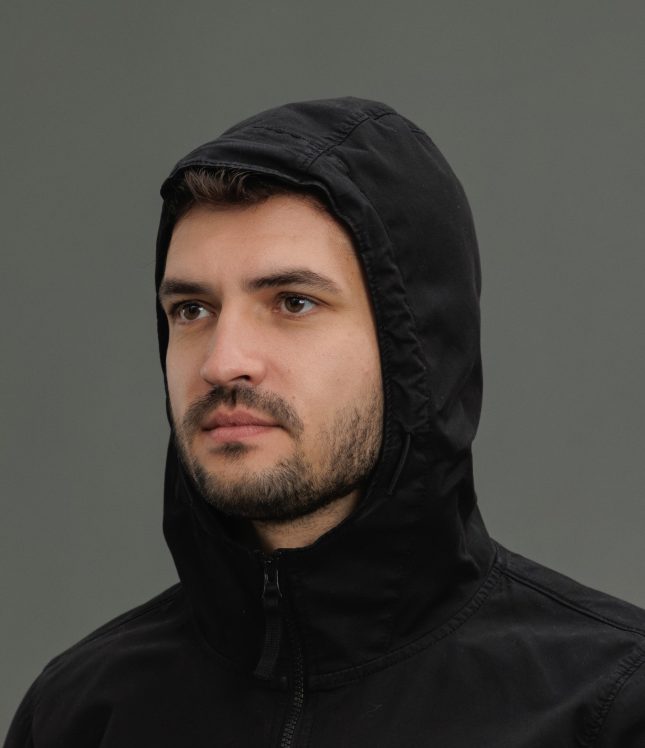 Чоловіча куртка STONE ISLAND SUPIMA COTTON TWILL STRETCH-TC 1543310 V0029, колір чорний | Ціна 19999 грн, фото 3