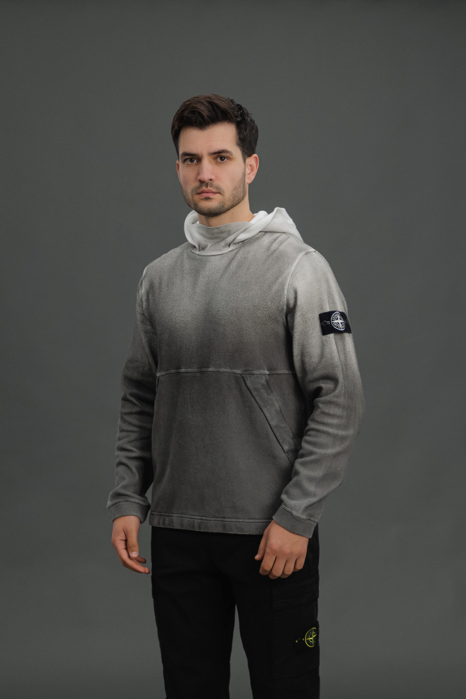 Чоловіче худі STONE ISLAND 15656T3 V0062, колір сірий