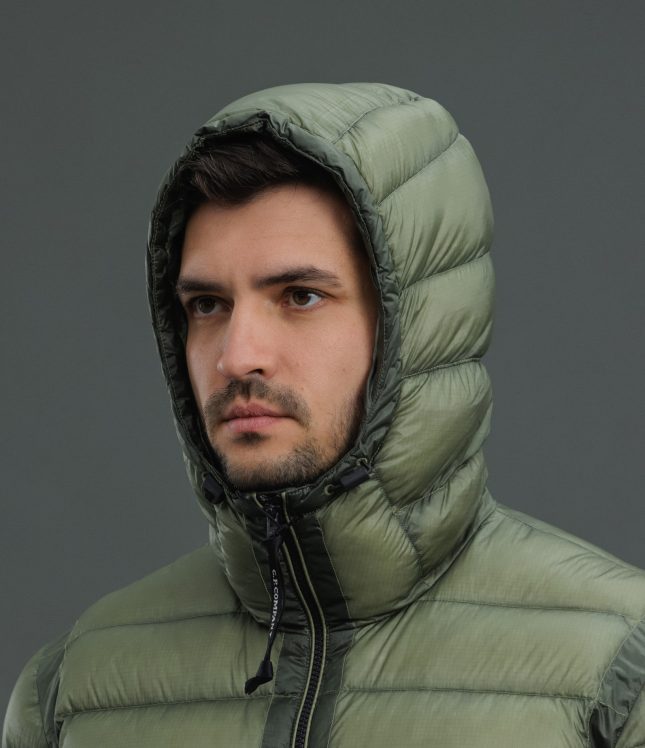 Чоловіча куртка C.P. COMPANY D.D. SHELL DOWN JACKET CMOW002A 110416A COL:612, колір зелений | Ціна 29999 грн, фото 6