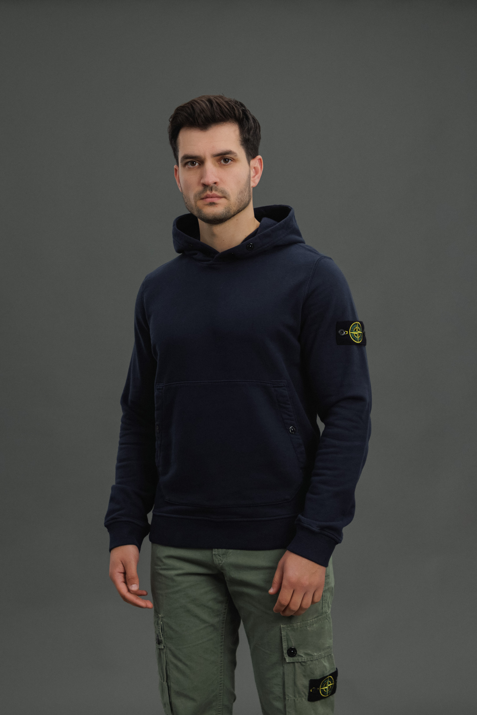 Чоловіче худі STONE ISLAND 1561720 V0020, колір синій
