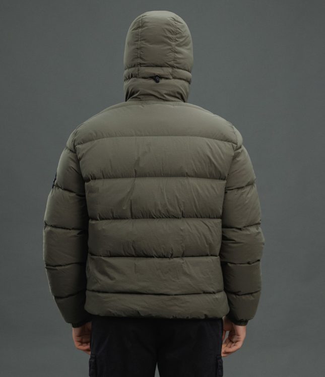 Чоловіча куртка STONE ISLAND SEAMLESS TUNNEL NYLON DOWN-TC 154100040-S0028 V0054, колір зелений | Ціна 42999 грн, фото 10
