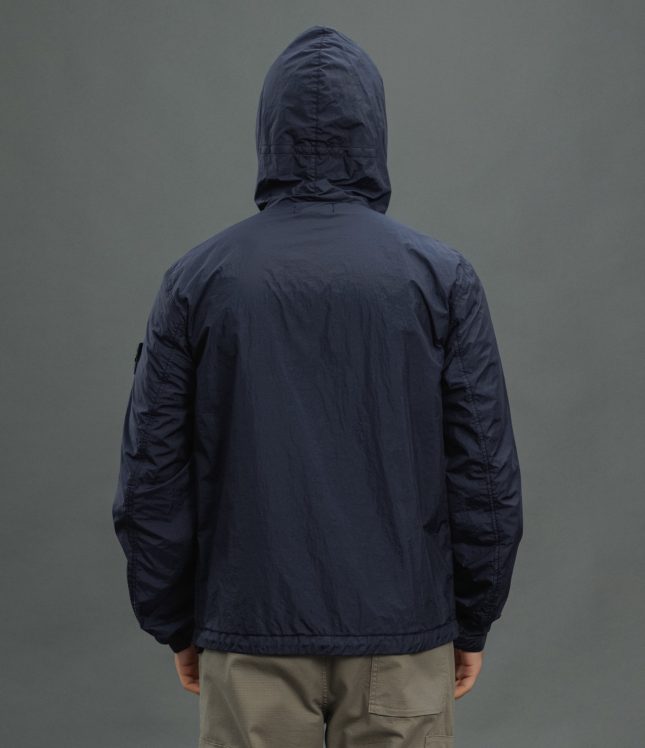 Чоловіча куртка STONE ISLAND GARMENT DYED CRINKLE REPS 154100092-S0A23 V0020, колір синій | Ціна 24999 грн, фото 8