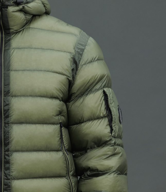 Чоловіча куртка C.P. COMPANY D.D. SHELL DOWN JACKET CMOW002A 110416A COL:612, колір зелений | Ціна 29999 грн, фото 5