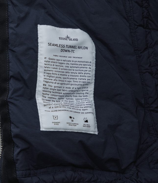 Чоловіча куртка STONE ISLAND SEAMLESS TUNNEL NYLON DOWN-TC 154100040-S0028 V0020, колір синій | Ціна 42999 грн, фото 7