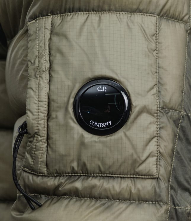 Чоловіча куртка C.P. COMPANY D.D. SHELL DOWN JACKET CMOW002A 110416A COL:356, колір коричневий | Ціна 29999 грн, фото 9