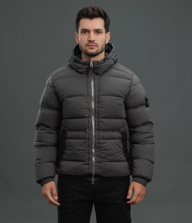 Чоловіча куртка STONE ISLAND SEAMLESS TUNNEL NYLON DOWN-TC 154100040-S0028 V0062, колір сірий | Ціна 42999 грн, фото 2