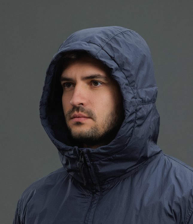 Чоловіча куртка STONE ISLAND GARMENT DYED CRINKLE REPS NY 154100013-S0A23 V0020, колір синій | Ціна 47999 грн, фото 6