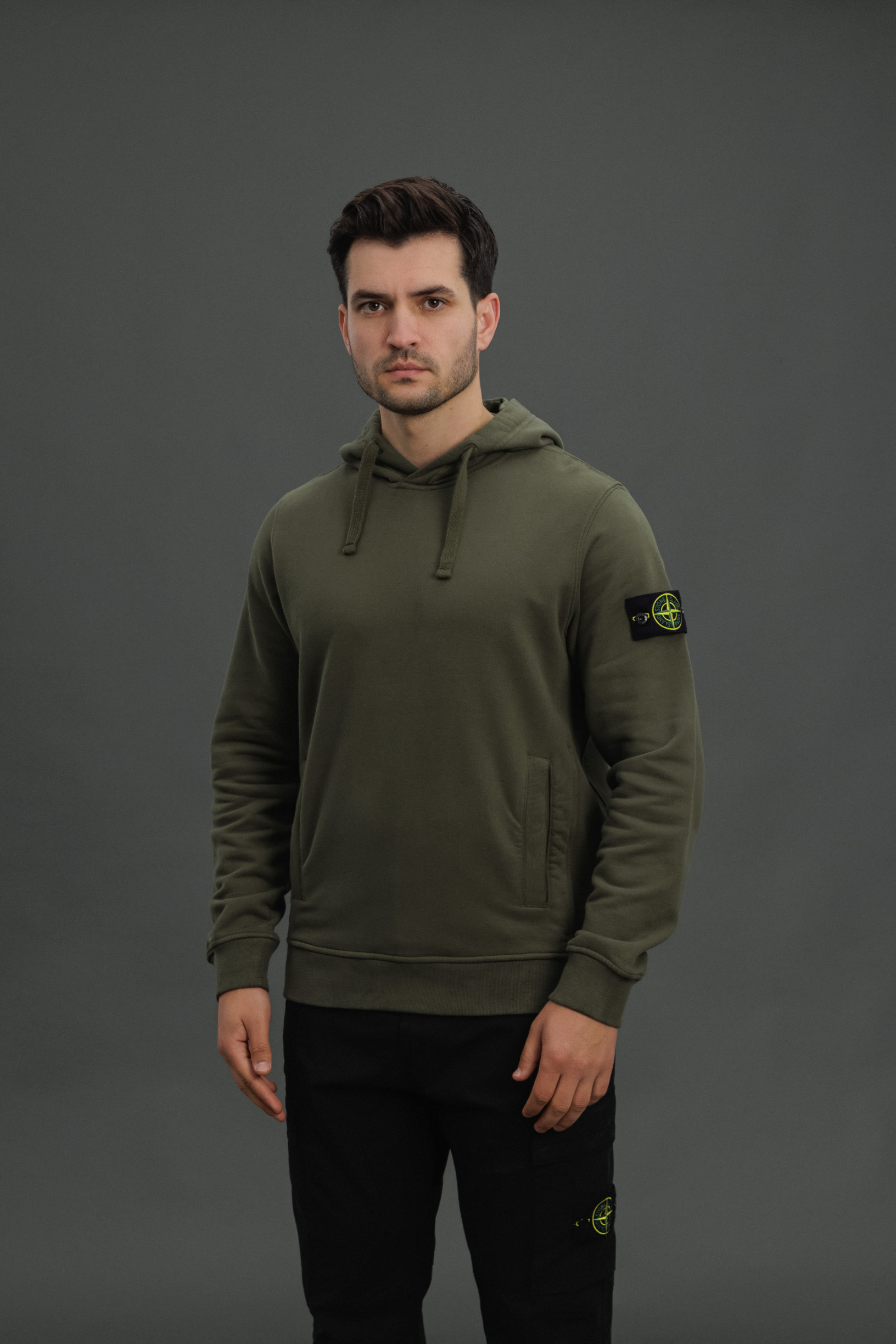 Чоловіче худі STONE ISLAND 156100029-S0A20 V0054, колір зелений