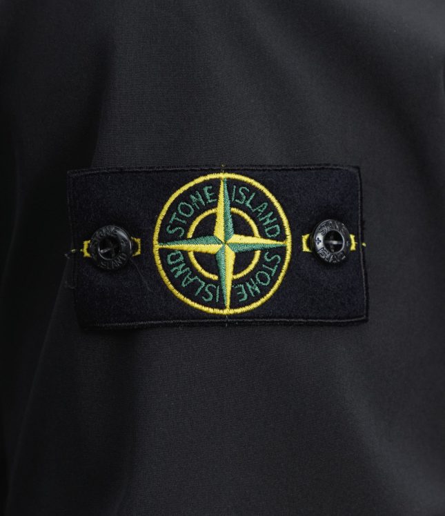 Чоловіча куртка STONE ISLAND LIGHT SOFT SHELL-R e.dye® TECHNOLOGY 154100118-S0A22 V0029, колір чорний | Ціна 35999 грн, фото 7