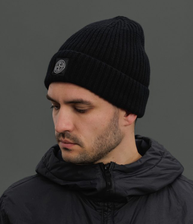 Чоловіча шапка STONE ISLAND 15N100012-S00B4 V0029, колір чорний | Ціна 8499 грн, фото 2