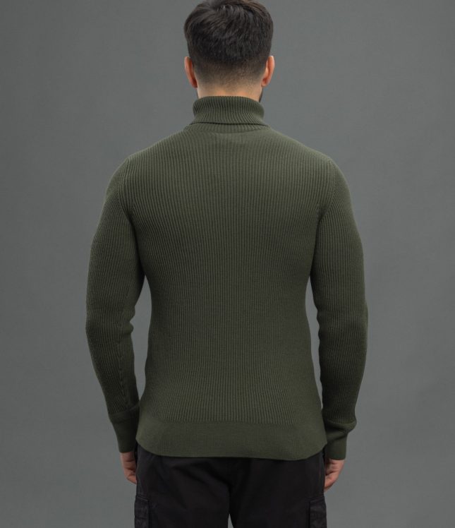 Чоловічий гольф STONE ISLAND 15552C2 V0058, колір зелений | Ціна 24999 грн, фото 6