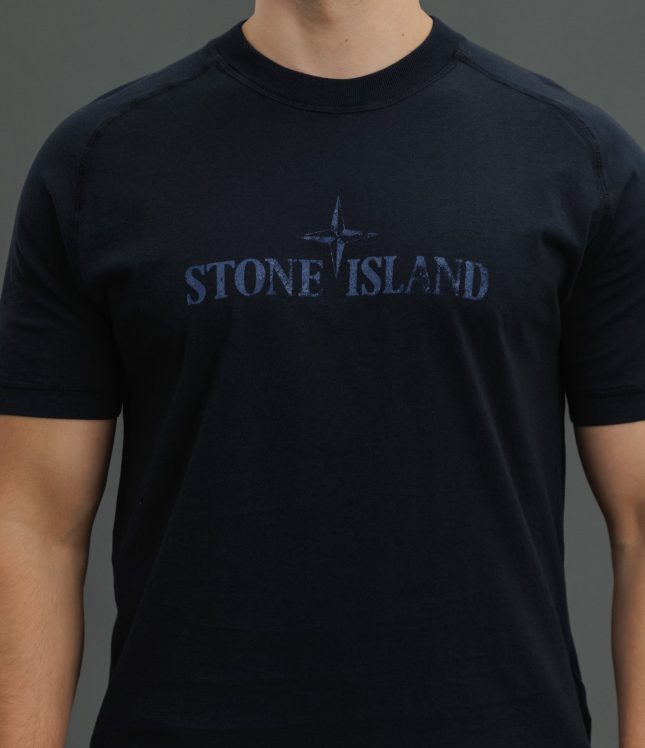 Чоловіча футболка STONE ISLAND 152100020-S0081 V0020, колір синій | Ціна 8999 грн, фото 3