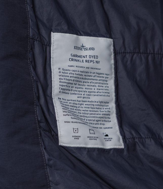 Чоловіча куртка STONE ISLAND GARMENT DYED CRINKLE REPS NY 154100013-S0A23 V0026, колір фіолетовий | Ціна 37999 грн, фото 7