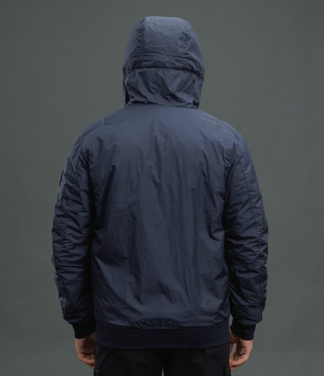 Чоловіча куртка STONE ISLAND GARMENT DYED CRINKLE REPS NY 154100013-S0A23 V0020, колір синій | Ціна 47999 грн, фото 10