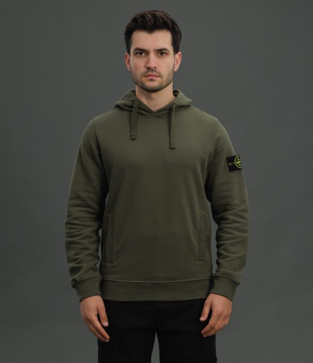 Чоловіче худі STONE ISLAND 156100029-S0A20 V0054, колір зелений | Ціна 20999 грн, фото 2