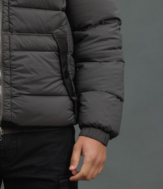 Чоловіча куртка STONE ISLAND SEAMLESS TUNNEL NYLON DOWN-TC 154100040-S0028 V0062, колір сірий | Ціна 42999 грн, фото 5