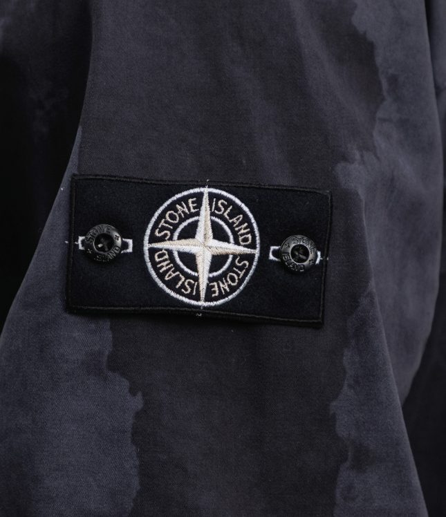 Чоловіча куртка STONE ISLAND RASO GOMMATTO 3L LASER CAMO 154100023-S0078 V0062, колір сірий | Ціна 59999 грн, фото 8