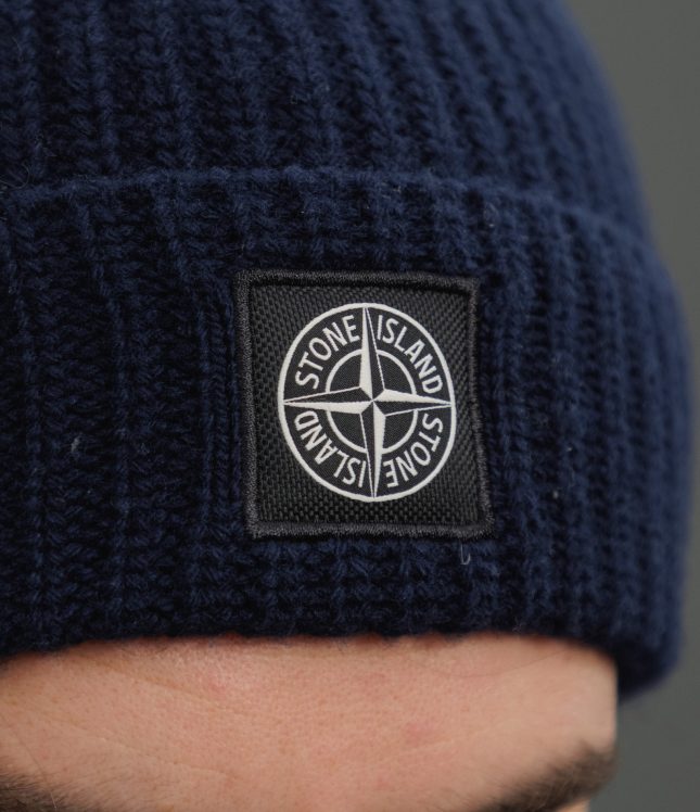 Чоловіча шапка STONE ISLAND 7915N10B5 A0020, колір синій | Ціна 8499 грн, фото 3